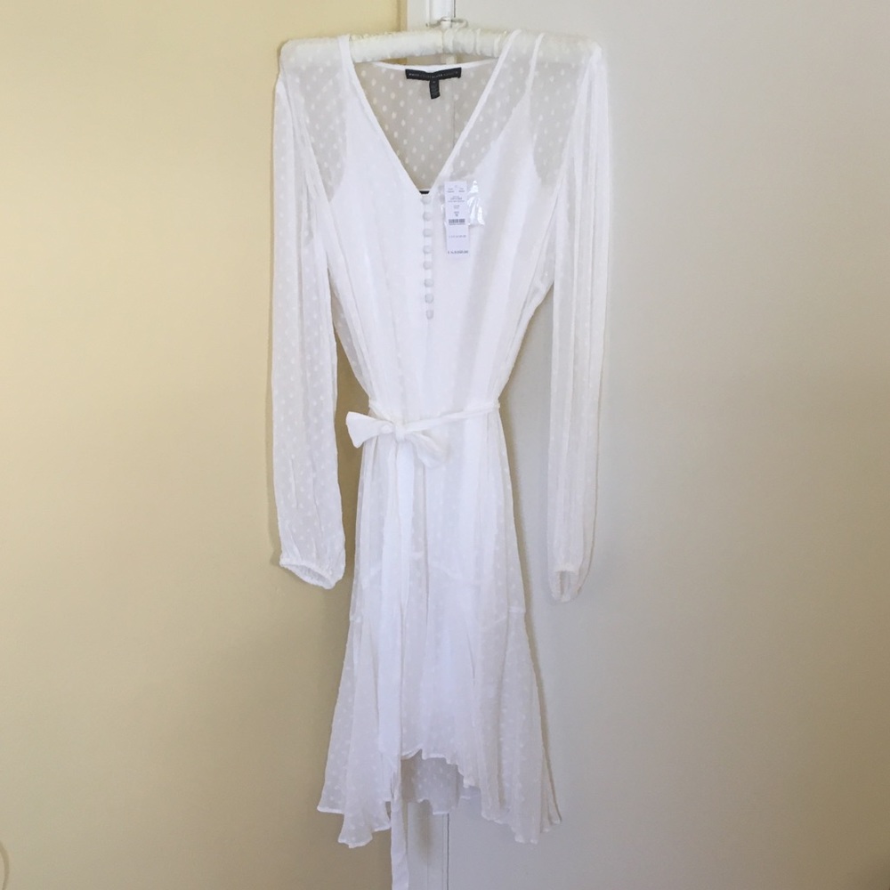 WHBM White Dress